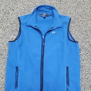Vineyard Vines Vibrant Blue Fleece Vest